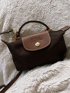 Women's Small Handbag with Shoulder Strap & Gold-Tone Hardware - Beverfield