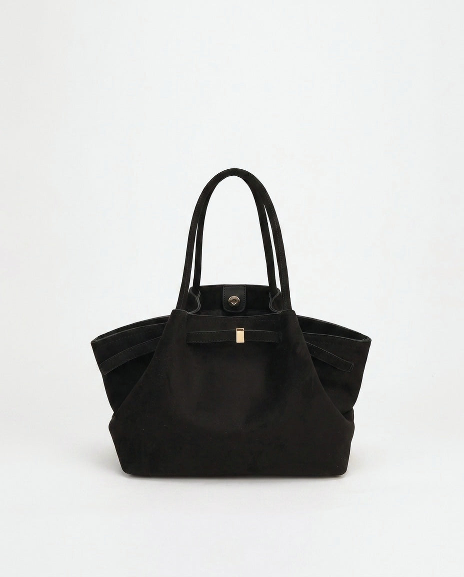 Women's Faux Suede Shoulder Tote Bag - Beverfield