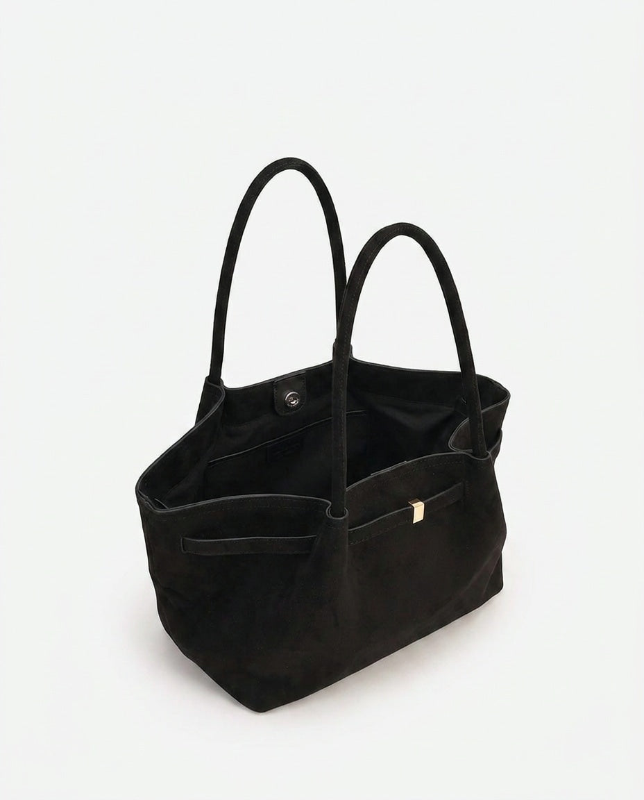 Women's Faux Suede Shoulder Tote Bag - Beverfield