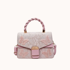Women's Embroidered Butterfly Top Handle Bag – Marguerite - Beverfield