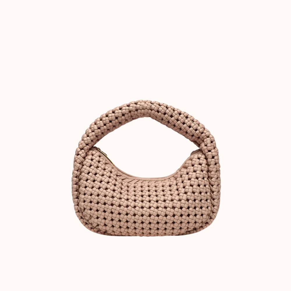 Women's Woven Vegan Leather Handbag – Nola - Beverfield