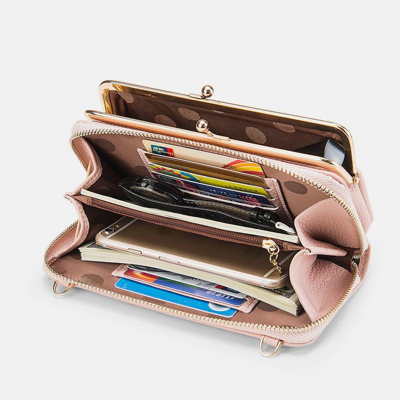 Women's Small Phone Crossbody Bag with Multiple Pockets