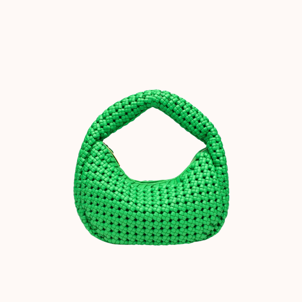 Women's Woven Vegan Leather Handbag – Nola - Beverfield