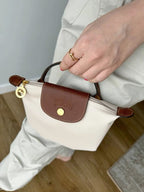Women's Small Handbag with Shoulder Strap & Gold-Tone Hardware - Beverfield