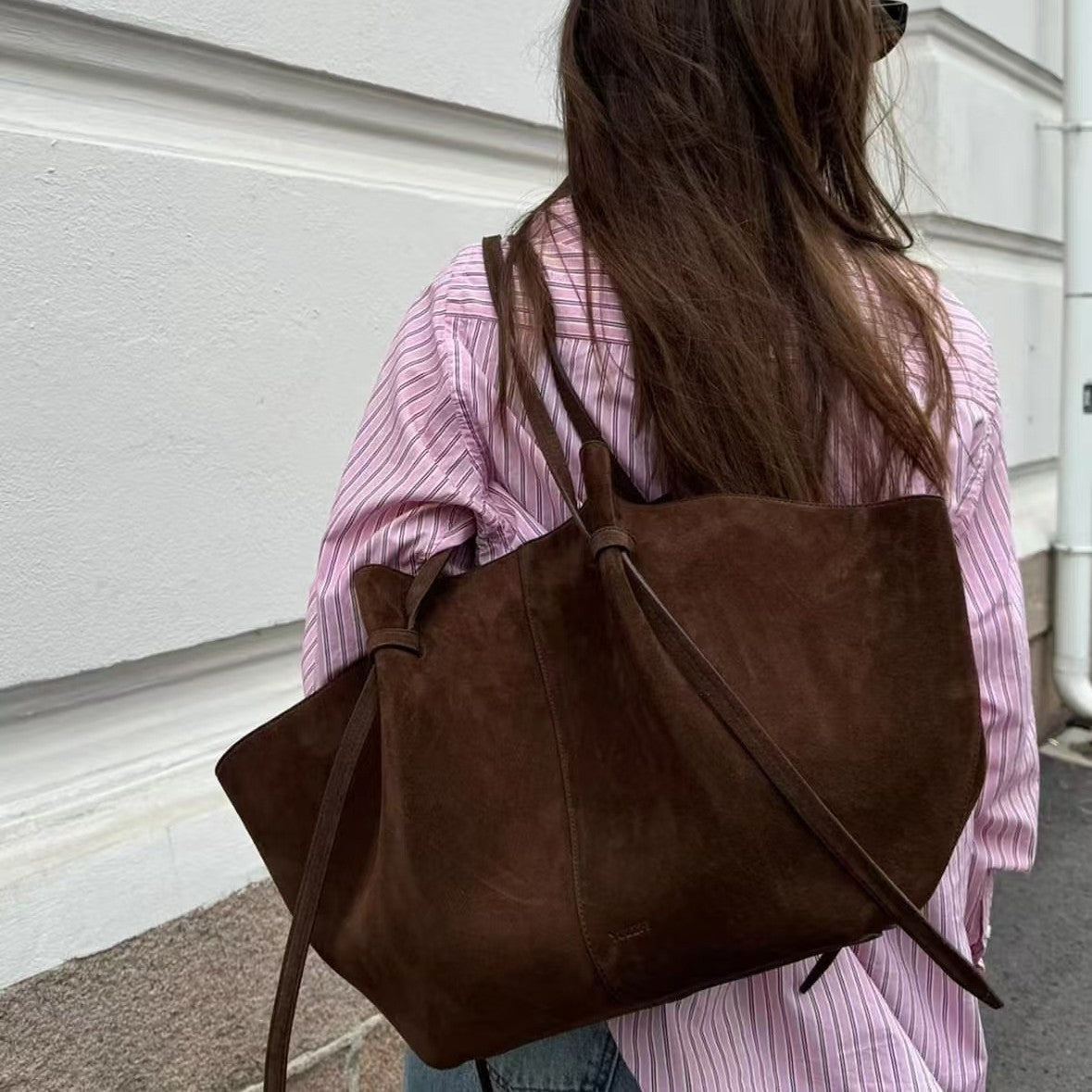 Women's Large Suede Work Tote – Fits 16-Inch Laptop - Beverfield