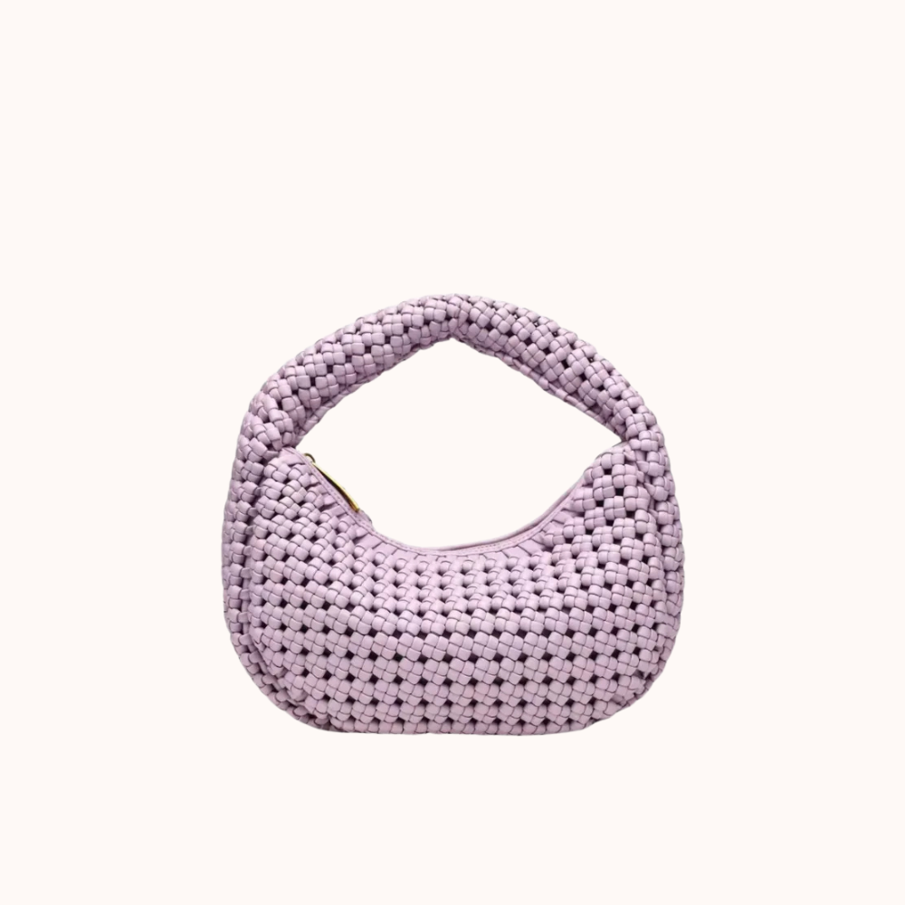 Women's Woven Vegan Leather Handbag – Nola - Beverfield