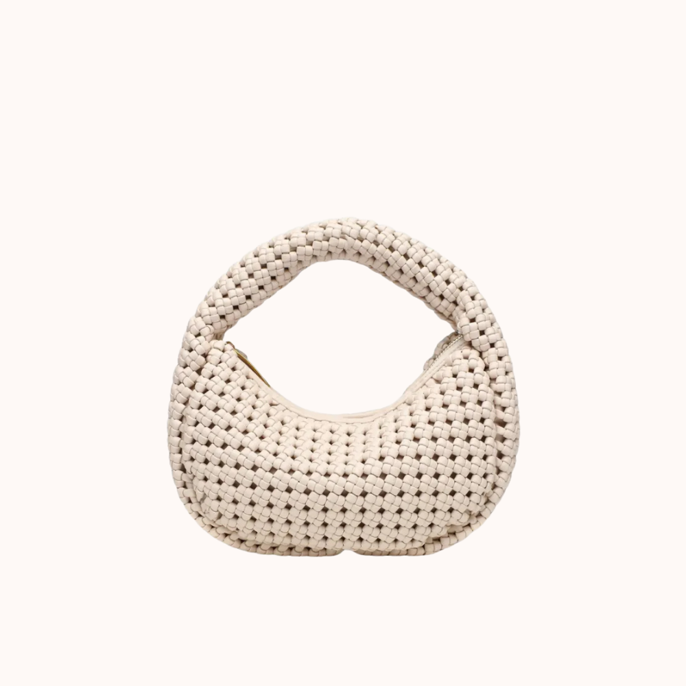 Women's Woven Vegan Leather Handbag – Nola - Beverfield