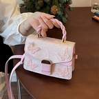Women's Embroidered Butterfly Top Handle Bag – Marguerite - Beverfield