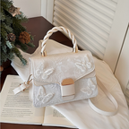 Women's Embroidered Butterfly Top Handle Bag – Marguerite - Beverfield