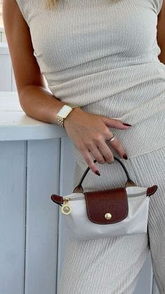 Women's Small Handbag with Shoulder Strap & Gold-Tone Hardware - Beverfield
