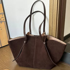 Women's Large Suede Work Tote – Fits 16-Inch Laptop - Beverfield