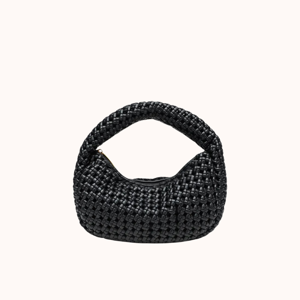 Women's Woven Vegan Leather Handbag – Nola - Beverfield