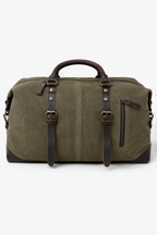Forest Green Waxed Canvas Travel Duffle Bag – 38L - Beverfield