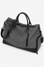 Charcoal Canvas Weekender Duffle Bag – 36L - Beverfield