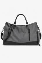 Charcoal Canvas Weekender Duffle Bag – 36L - Beverfield