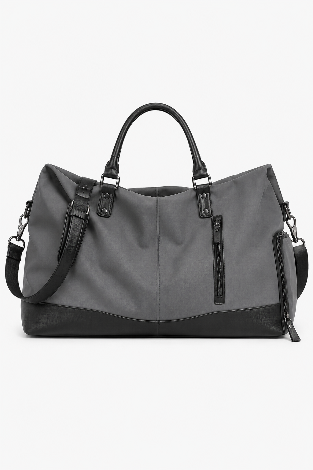 Charcoal Canvas Weekender Duffle Bag – 36L - Beverfield