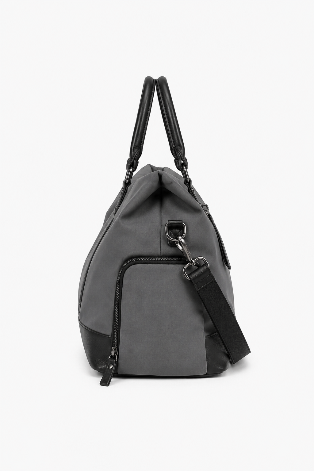 Charcoal Canvas Weekender Duffle Bag – 36L - Beverfield
