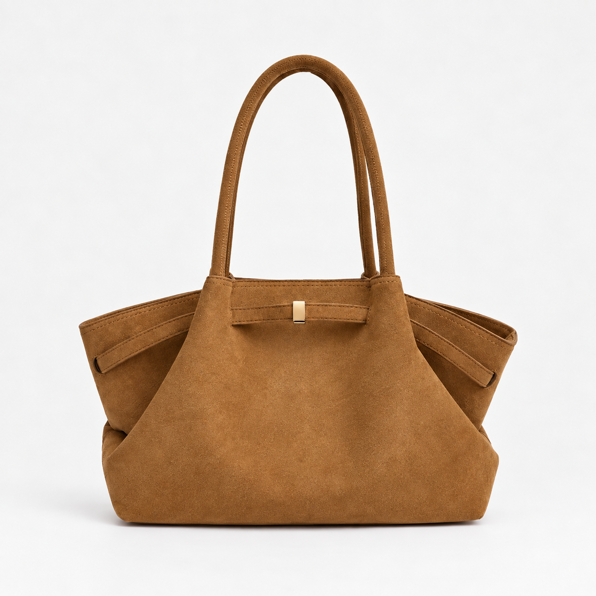 Women's Faux Suede Shoulder Tote Bag - Beverfield