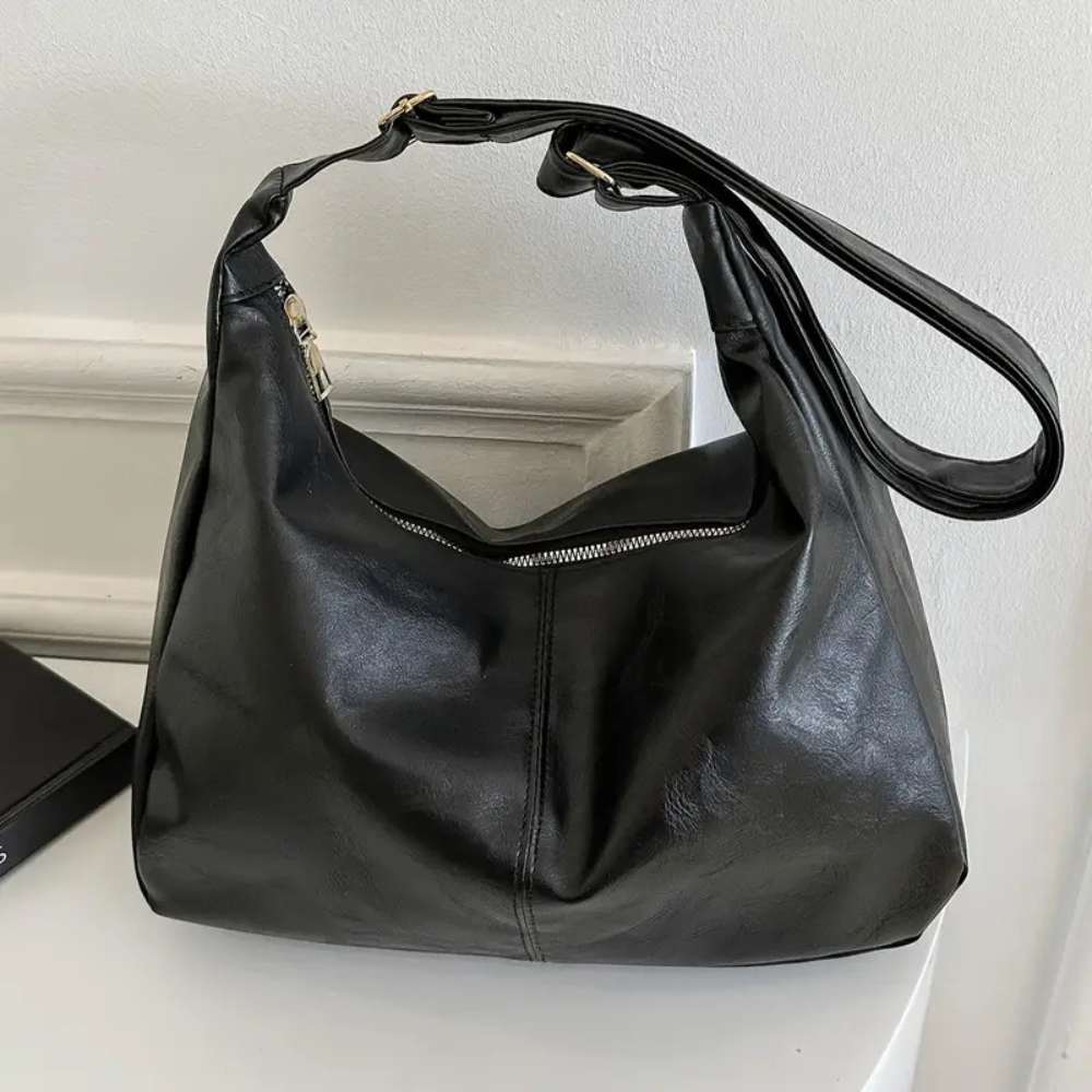 Women's Soft Vegan Leather Hobo Shoulder Bag – Malja - Beverfield