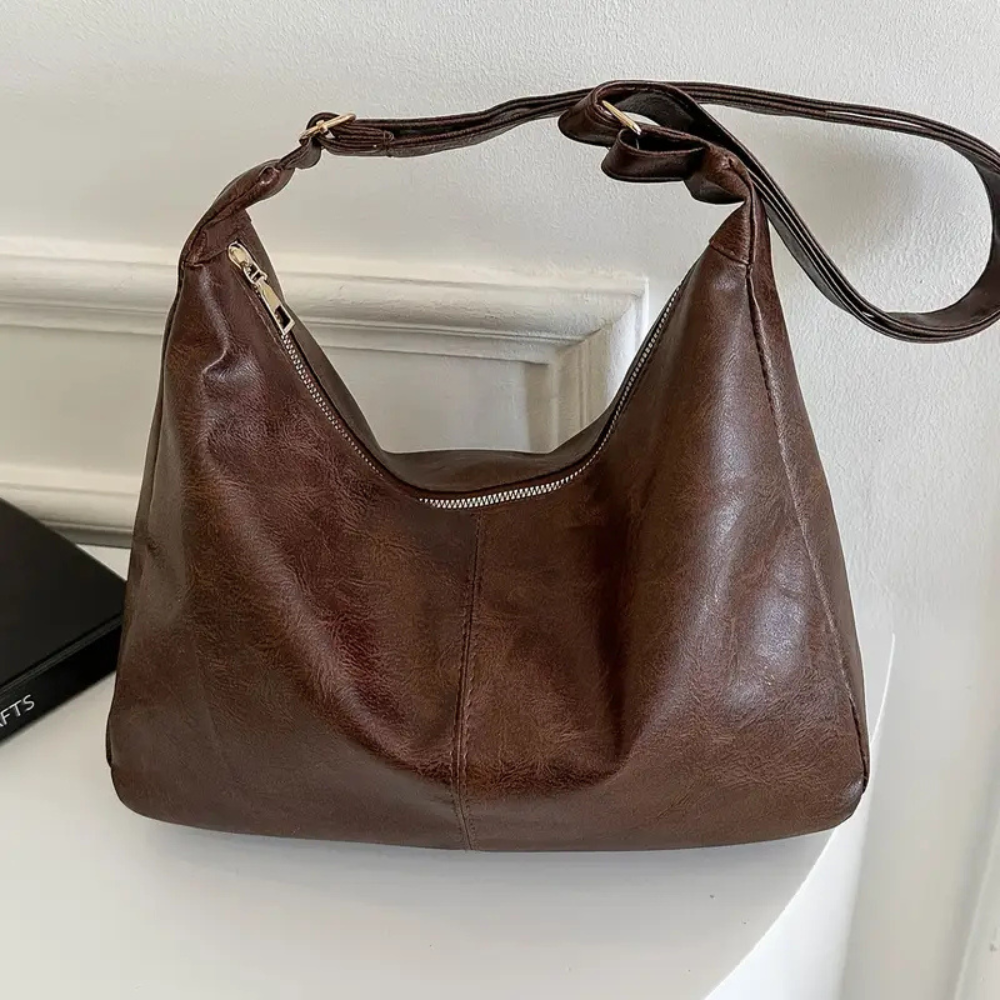 Women's Soft Vegan Leather Hobo Shoulder Bag – Malja - Beverfield