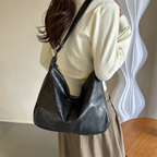 Women's Soft Vegan Leather Hobo Shoulder Bag – Malja - Beverfield
