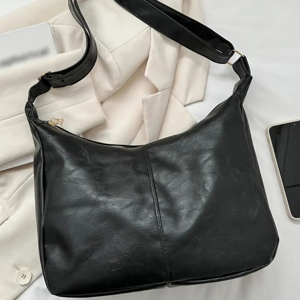 Women's Soft Vegan Leather Hobo Shoulder Bag – Malja - Beverfield
