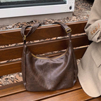 Women's Soft Vegan Leather Hobo Shoulder Bag – Malja - Beverfield