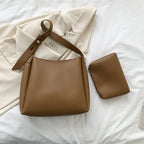 Women's Large Vegan Leather Hobo Bag with Pouch – Maud - Beverfield