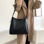 Women's Large Vegan Leather Hobo Bag with Pouch – Maud - Beverfield