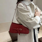 Women's Vegan Leather Baguette Shoulder Bag – Isla - Beverfield