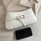Women's Vegan Leather Baguette Shoulder Bag – Isla - Beverfield