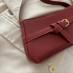 Women's Vegan Leather Baguette Shoulder Bag – Isla - Beverfield