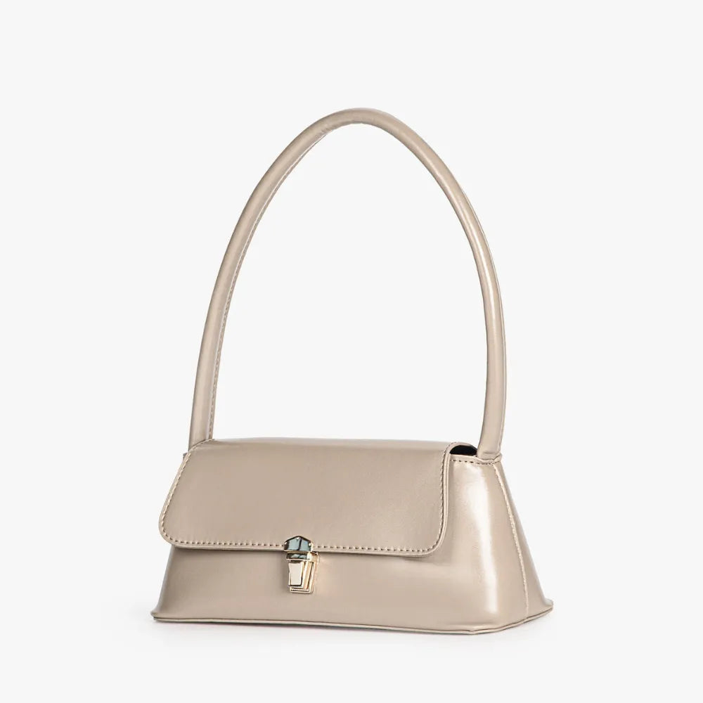 Women's Vintage Vegan Leather Shoulder Handbag – Lunelle - Beverfield