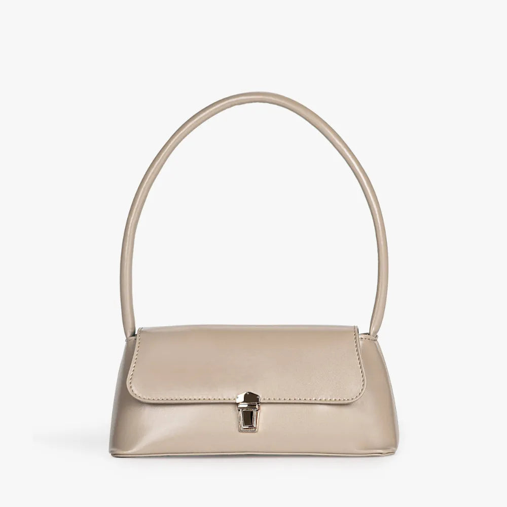 Women's Vintage Vegan Leather Shoulder Handbag – Lunelle - Beverfield
