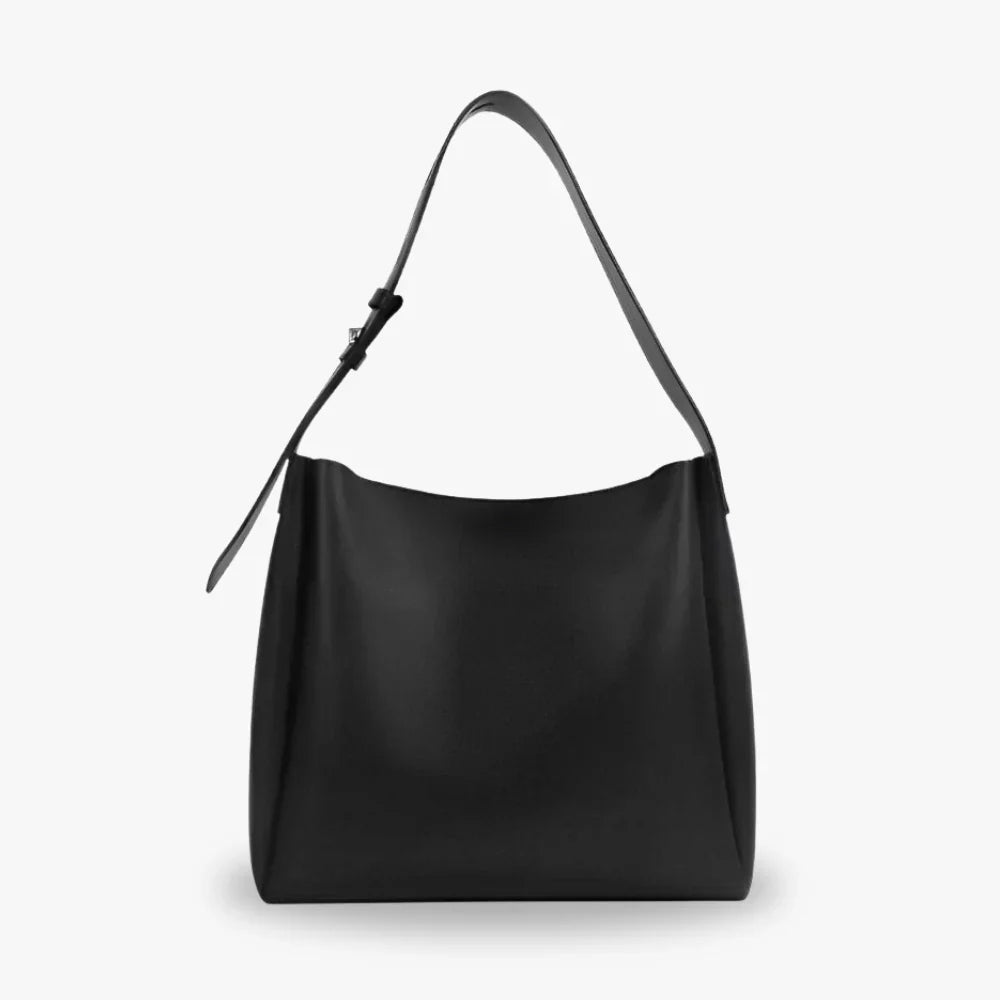 Women's Large Vegan Leather Hobo Bag with Pouch – Maud - Beverfield