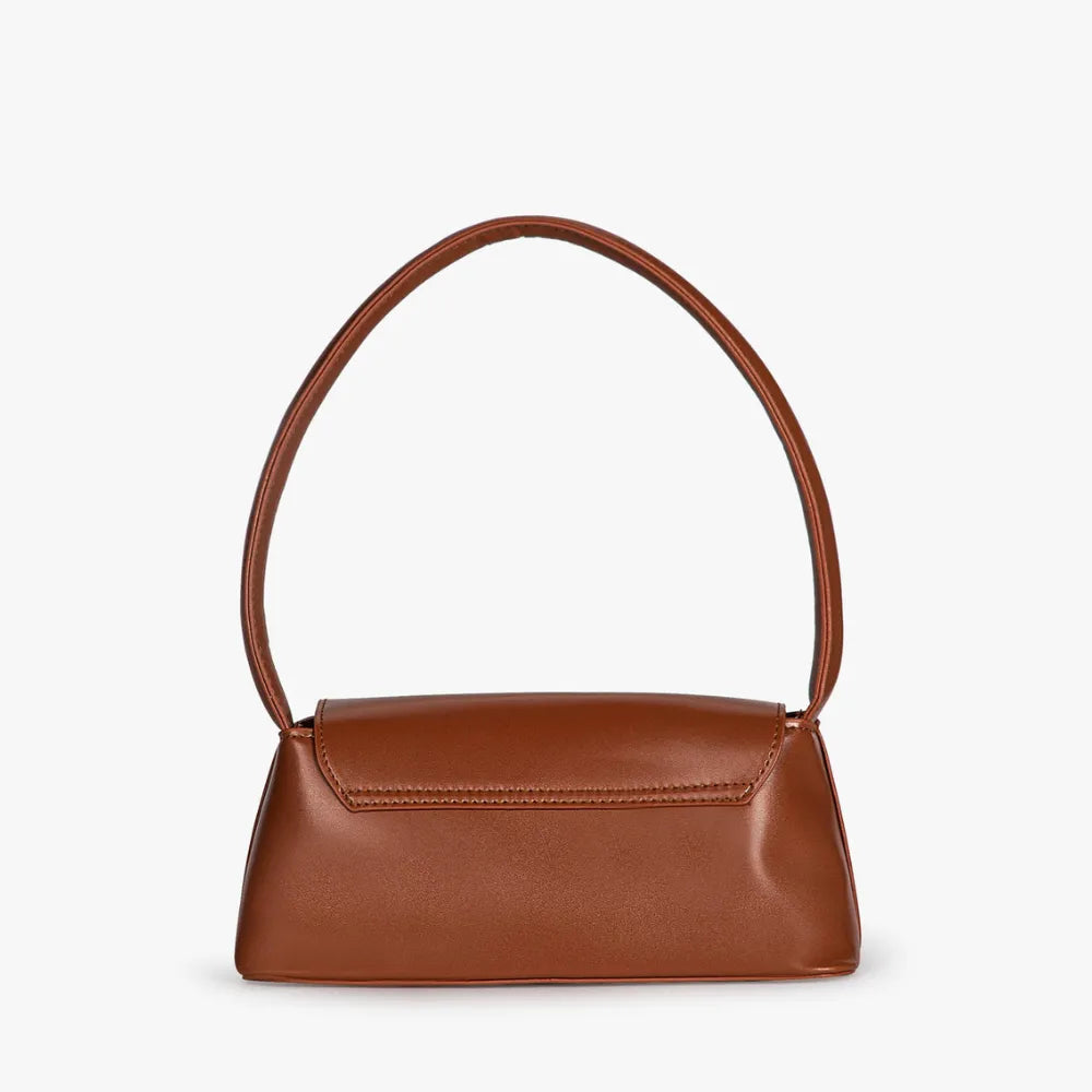 Women's Vintage Vegan Leather Shoulder Handbag – Lunelle - Beverfield