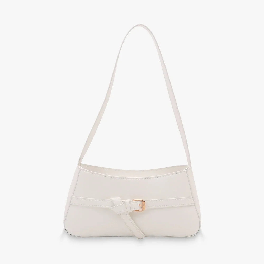 Women's Vegan Leather Baguette Shoulder Bag – Isla - Beverfield