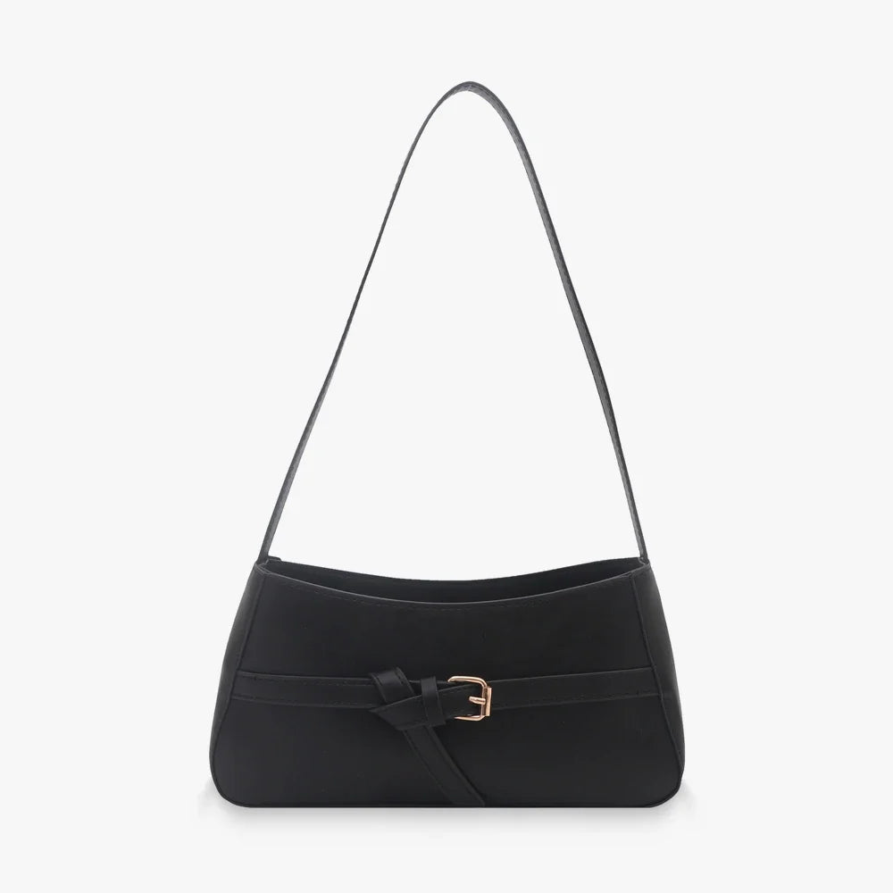 Women's Vegan Leather Baguette Shoulder Bag – Isla - Beverfield