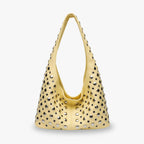 Women's Studded Vegan Leather Hobo Bag – Molly - Beverfield