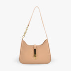 Women's Vegan Leather Shoulder Bag with Chain Strap – Allia - Beverfield