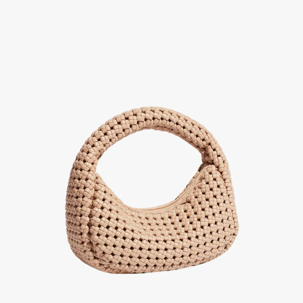 Women's Woven Vegan Leather Handbag – Nola - Beverfield
