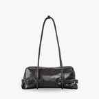 Women's Vegan Leather Belted Shoulder Bag – Tessa - Beverfield