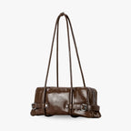 Women's Vegan Leather Belted Shoulder Bag – Tessa - Beverfield