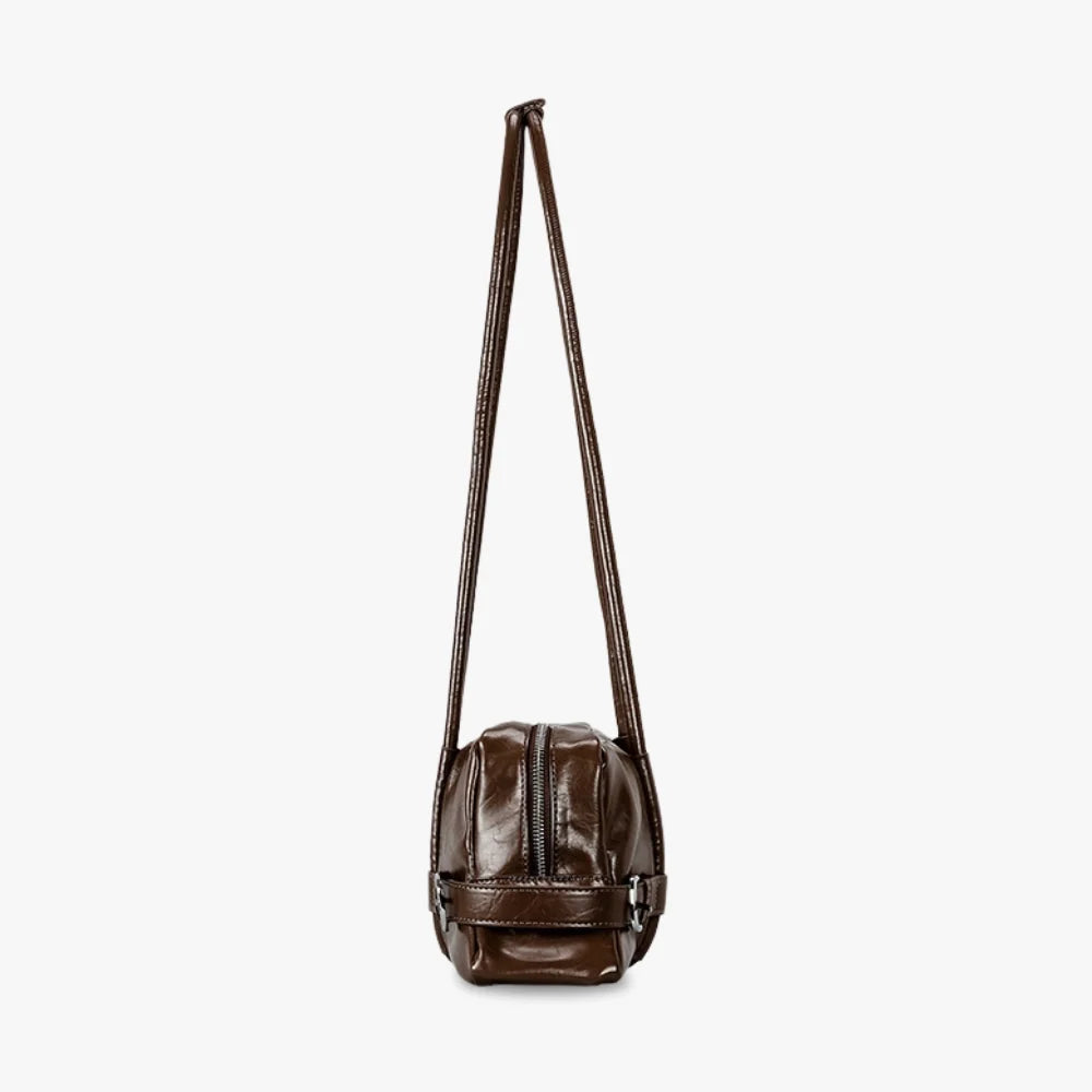 Women's Vegan Leather Belted Shoulder Bag – Tessa - Beverfield