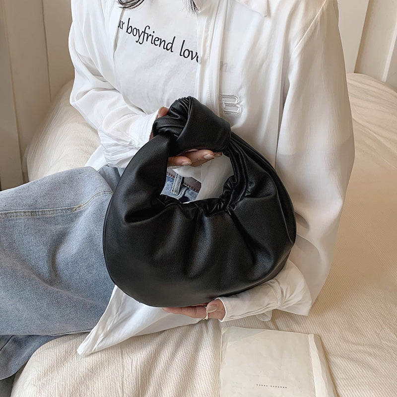 Women's Knotted Vegan Leather Handbag – Zalia - Beverfield