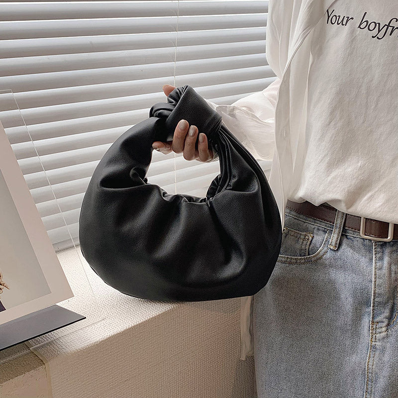 Women's Knotted Vegan Leather Handbag – Zalia - Beverfield