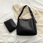 Women's Large Vegan Leather Hobo Bag with Pouch – Maud - Beverfield
