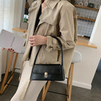 Women's Vintage Vegan Leather Shoulder Handbag – Lunelle - Beverfield