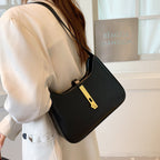 Women's Vegan Leather Shoulder Bag with Chain Strap – Allia - Beverfield