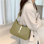 Women's Vegan Leather Shoulder Bag with Chain Strap – Allia - Beverfield
